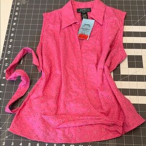 Ralph Lauren Pink Sleeveless Women's Top